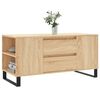 vidaXL Table basse ch&ecirc;ne sonoma 102x44,5x50 cm bois d'ing&eacute;nierie