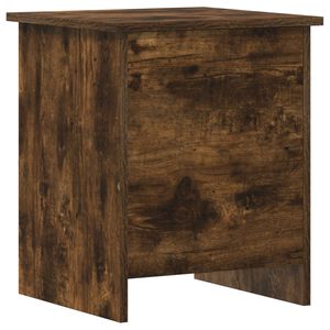 vidaXL Coffre de rangement avec stockage Ch&ecirc;ne fum&eacute; 40 x 40 x 50 cm