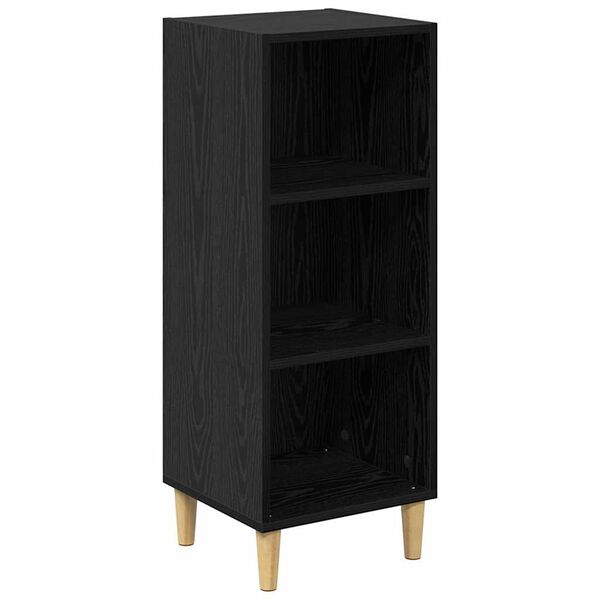 vidaXL Buffet Chêne noir 34,5 x 32,5 x 90 cm Bois d'ingénierie