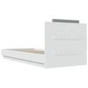 vidaXL Cadre de lit sans matelas blanc 90x200 cm