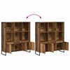 vidaXL Biblioth&egrave;que 2 pcs Bois Ancien 99,5 x 30 x 108 cm