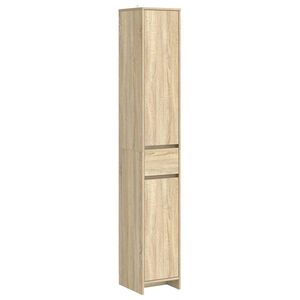 vidaXL Armoire de salle de bain Ch&ecirc;ne Sonoma 30 x 33 x 190 cm