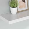 vidaXL &Eacute;tag&egrave;res murales flottantes 4 pcs blanc 90x23,5x3,8 cm MDF