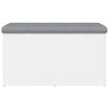 vidaXL Banc de rangement Blanc 82x42x45 cm Bois d'ingénierie