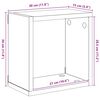 vidaXL &Eacute;tag&egrave;res cube murales 2 pcs Blanc 30x15x30 cm