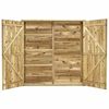 vidaXL Abri &agrave; outils de jardin 163x50x171 cm Pin&egrave;de impr&eacute;gn&eacute;e