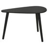 Home&Styling Ensemble de 2 tables d'appoint forme de goutte noir