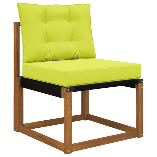 vidaXL Coussin de canap&eacute; d'ext&eacute;rieur 2 pcs Vert Polyester