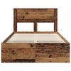 vidaXL Cadre de lit Bois ancien 120 x 190 cm Bois de pin massif
