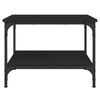 vidaXL Table basse Noir 55x55x40 cm bois d'ing&eacute;nierie