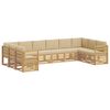 vidaXL Ensemble de canap&eacute; d'angle 10 pcs Blanc et Beige