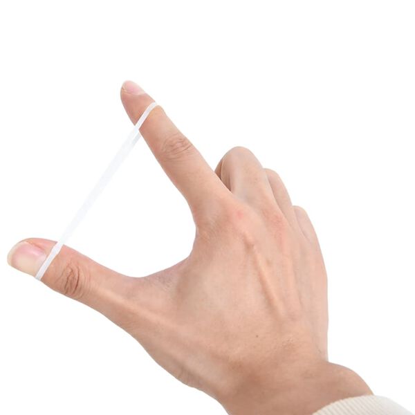 vidaXL Bandes tressées pour chevaux 2500 pcs silicone blanc