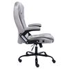 vidaXL Chaise de bureau Gris clair Velours