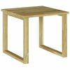 vidaXL table 3 pcs Naturel Pin&egrave;de impr&eacute;gn&eacute;e