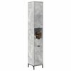vidaXL Cabinet de salle de bain Gris b&eacute;ton 31,5 x 33 x 190 cm