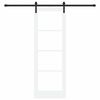 vidaXL Porte coulissante ORKDAL Blanc 73,5 x 211 cm