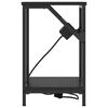 vidaXL Cabinet de chevet Ch&ecirc;ne noir 38 x 30 x 48 cm Bois d'ing&eacute;nierie