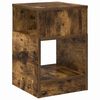 vidaXL Table d'appoint Ch&ecirc;ne fum&eacute; 30,5 x 30 x 45 cm Bois d'ing&eacute;nierie
