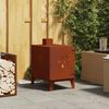 vidaXL R&eacute;chaud de camping 35x50x60 cm acier corten