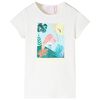 T-shirt pour enfants &eacute;cru 116