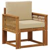 vidaXL Sofa de milieu ext&eacute;rieur Bois d'Acacia Massif Naturel