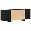 vidaXL Meuble TV Ch&ecirc;ne noir 120 x 30 x 40,5 cm Bois d'ing&eacute;nierie