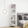 vidaXL Armoire murale Blanc brillant 37x37x37 cm Bois d’ingénierie
