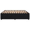 vidaXL Cadre de lit sans matelas noir 200x200 cm velours