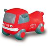 JAMARA Jouet rebondissant avec pompe camion de pompiers Rouge