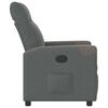 vidaXL Fauteuil inclinable Gris fonc&eacute; Tissu