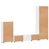 vidaXL Ensemble meuble TV avec tiroir FLORIN Blanc Bois d'ing&eacute;nierie