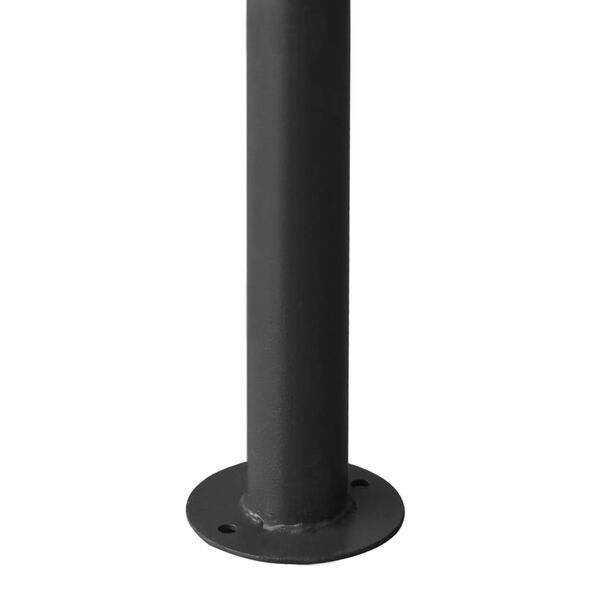 vidaXL Belvédère avec toit incliné 400x400x270 cm Anthracite 180 g/m²