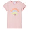 T-shirt pour enfants rose clair 128