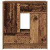 vidaXL Buffet avec tiroirs et portes vieux bois 70,5x34x74,5 cm