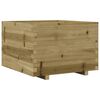 vidaXL Jardinière 70x70x49,5 cm bois de pin imprégné