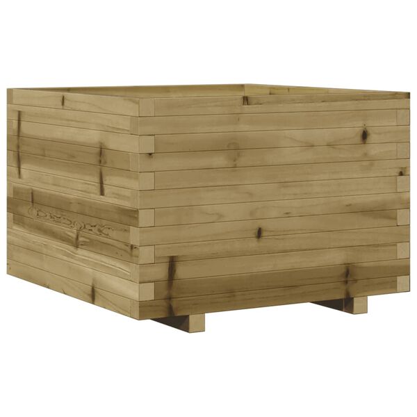 vidaXL Jardinière 70x70x49,5 cm bois de pin imprégné