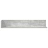 vidaXL &Eacute;tag&egrave;res murales 2 pcs gris b&eacute;ton 100x16,5x16,5 cm