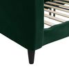 vidaXL Lit de repos sans matelas vert fonc&eacute; 90x200 cm velours