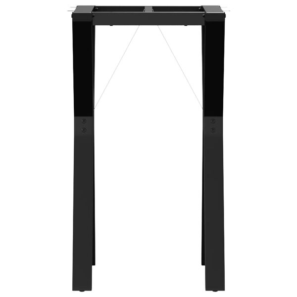 vidaXL Pieds de table à manger cadre en Y 40x40x73 cm acier