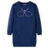 vidaXL Robe sweatshirt pour enfants bleu marine 92