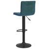 vidaXL Tabourets de bar lot de 2 bleu velours