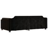 vidaXL Lit de repos sans matelas noir 90x200 cm tissu