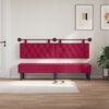 vidaXL T&ecirc;te de lit suspendue Bordeaux 190 x 55 x 7 cm Velours