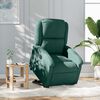 vidaXL Fauteuil inclinable &eacute;lectrique vert fonc&eacute; velours