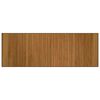vidaXL Tapis rectangulaire marron 70x200 cm bambou