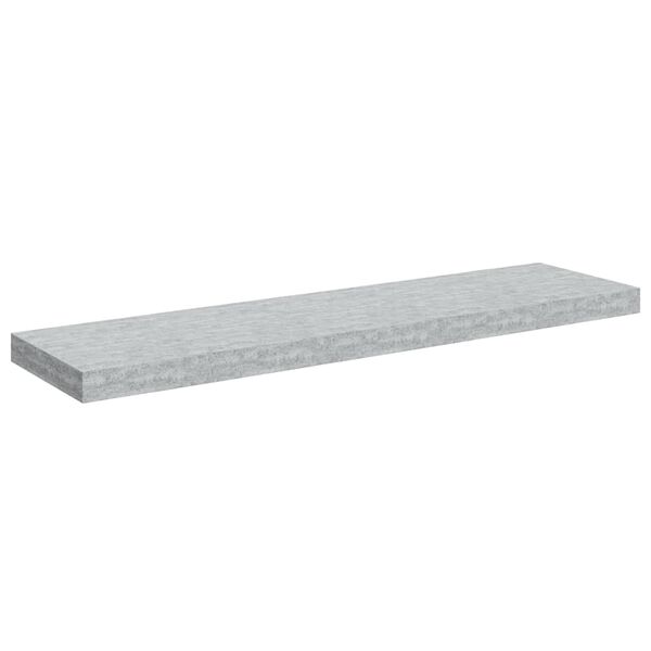 vidaXL &Eacute;tag&egrave;re murale flottante Gris b&eacute;ton 90x23,5x3,8 cm MDF