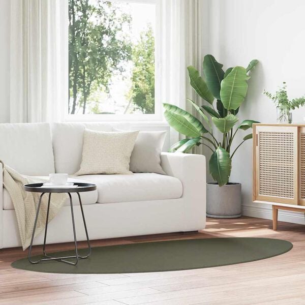 vidaXL Tapis de surface HUARTE Vert for&ecirc;t 100 x 200 cm Polyester