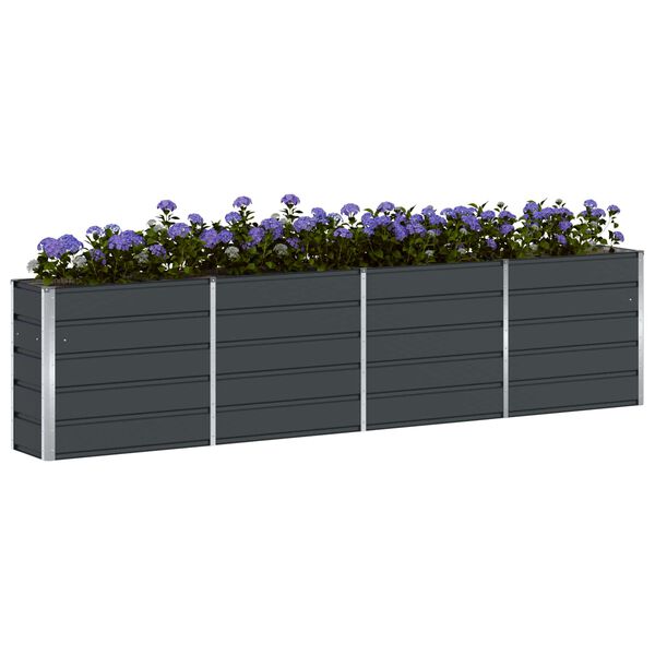 vidaXL Jardini&egrave;re Anthracite 160 x 40 x 75 cm Acier