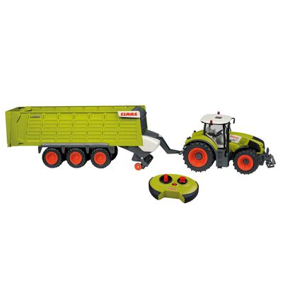 CLAAS Tracteur jouet avec remorque AXION870 et CARGOS9600 1:16