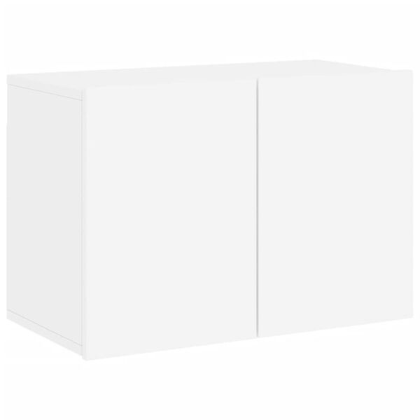 vidaXL Meuble TV mural blanc 60x30x41 cm